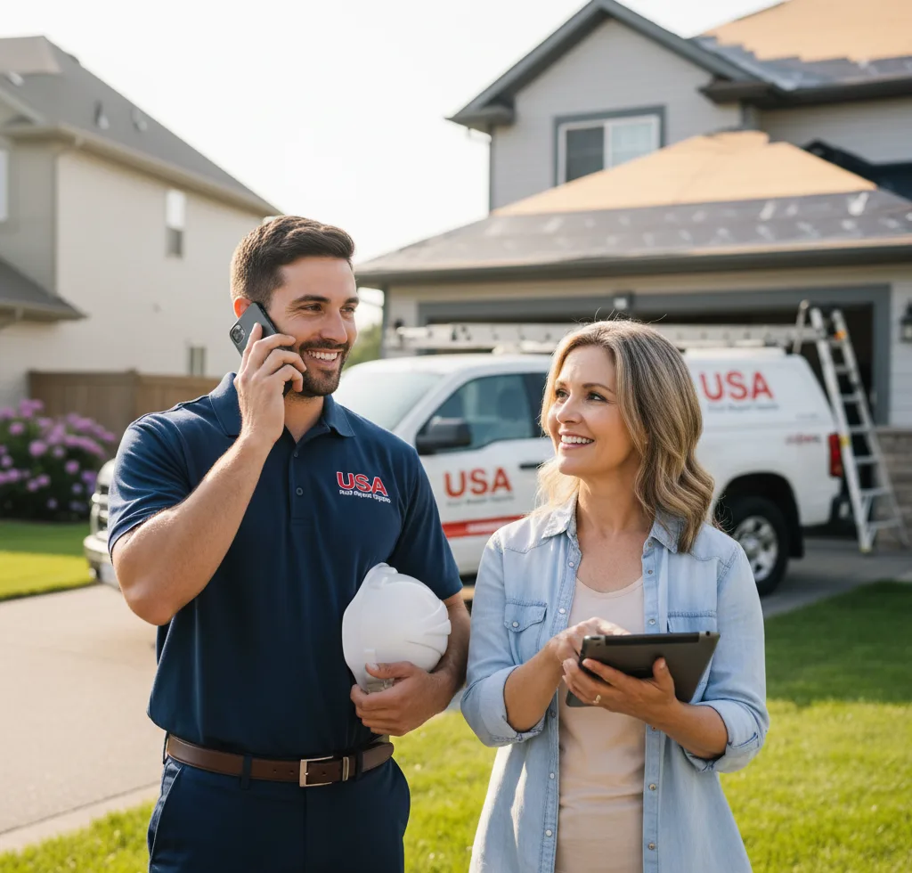 USA Roof Repair Experts customer support in Anoka